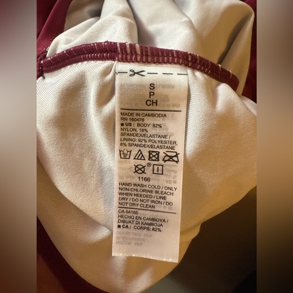 Women's One Piece Maternity Swimsuit size small P purple - Picture 9 of 15